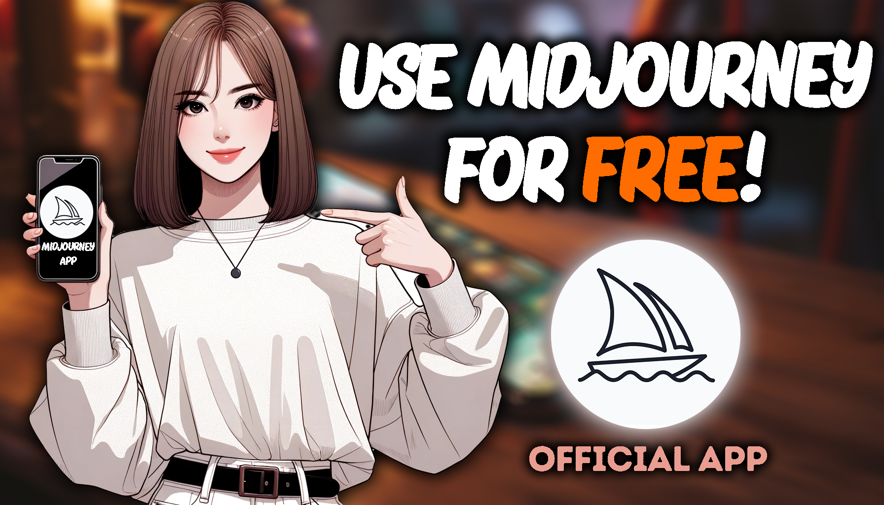 Mijdourney Mobile App Tutorial! Use Midjourney for FREE | Niji Journey